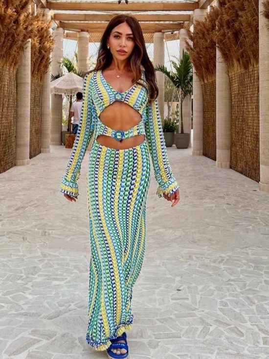 Lamperos Atelier Dresses & Skirts - LAMPEROS ATELIER Violette Dress Luxury Beachwear Mermaid One Size GUC